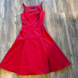 TARA JARMON Stunning Red Midi Dress